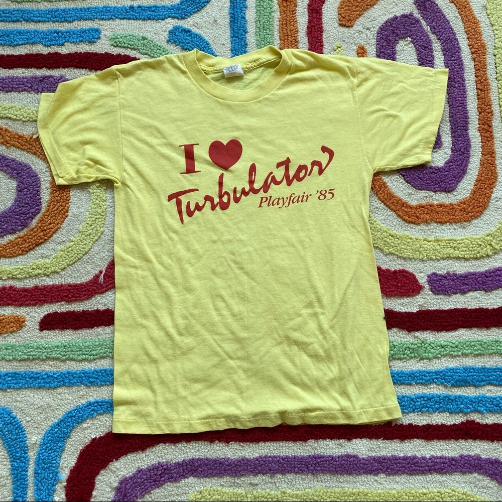 VTG Playfair ‘85 I Love Turbulator Graphic Tshirt
